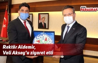 Rektör Aldemir, Vali Aksoy'u ziyaret etti