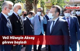 Vali Hüseyin Aksoy göreve başladı