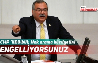 CHP Aydın Milletvekili Bülbül; Hak arama hürriyetini...