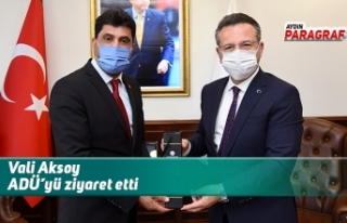 Vali Aksoy ADÜ’yü ziyaret etti