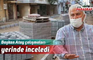 Başkan Atay çalışmaları yerinde inceledi