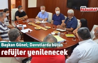 Başkan Günel; Davutlarda bütün refüjler yenilenecek