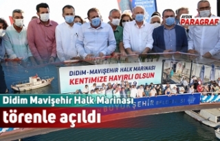 Didim Mavişehir Halk Marinası törenle açıldı
