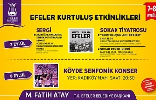 Efeler'de 7 Eylül etkinliklerle kutlanacak