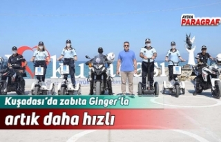 Kuşadası’da zabıta Ginger’la artık daha hızlı