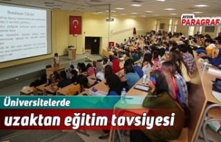 Üniversitelerde uzaktan eğitim tavsiyesi