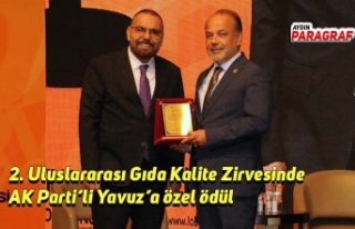 2. Uluslararası Gıda Kalite Zirvesinde AK Parti’li...