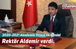 2020-2021 Akademik Yılının ilk dersini Rektör...