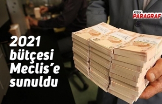 2021 bütçesi Meclis’e sunuldu