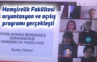 Hemşirelik Fakültesi oryantasyon ve açılış programı...