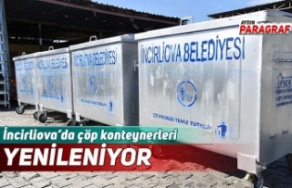 İncirliova’da çöp konteynerleri YENİLENİYOR