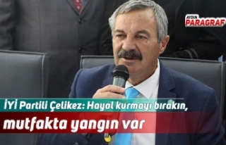İYİ Partili Çelikez: Hayal kurmayı bırakın,...