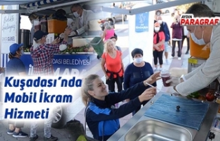 Kuşadası Belediyesi’nden “Mobil İkram” Hizmeti
