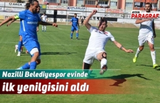 Nazilli evinde ilk yenilgisini aldı