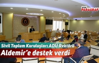 Sivil Toplum Kuruluşları ADÜ Rektörü Aldemir’e...