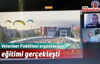 Veteriner Fakültesi oryantasyon eğitimi gerçekleşti