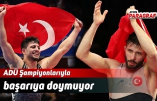 ADÜ Şampiyonlarıyla başarıya doymuyor