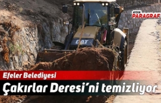 Efeler Belediyesi Çakırlar Deresi’ni temizliyor