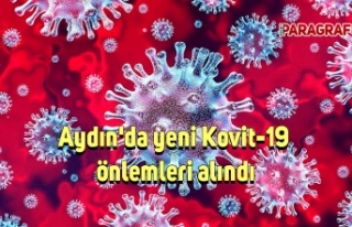 Aydın'da yeni Kovit-19 önlemleri alındı