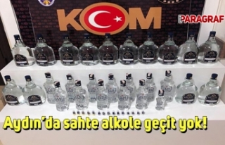 Aydın’da sahte alkole geçit yok!
