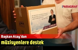 Başkan Atay’dan müzisyenlere destek