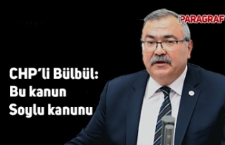 CHP’li Bülbül: Bu kanun Soylu kanunu