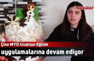 Çine MYO Uzaktan Eğitim uygulamalarına devam ediyor