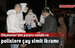 Göçmenler'den pazarcı esnafa ve polislere...