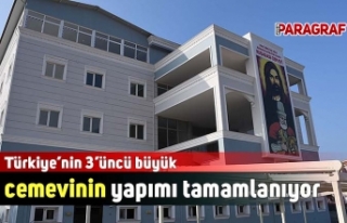 Türkiye’nin 3’üncü büyük cemevinin yapımı...