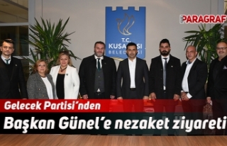 Gelecek Partisi’nden Başkan Günel’e nezaket...