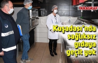 Kuşadası’nda sağlıksız gıdaya geçit yok