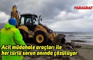 Acil müdahale araçları ile her türlü sorun anında...