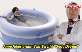 Anne Adaylarının Yeni Tercihi “Suda Doğum”