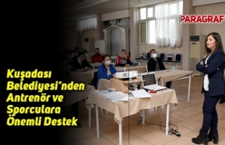 Kuşadası Belediyesi’nden Antrenör Ve Sporculara...