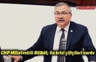 CHP Milletvekili Bülbül; Su krizi çiftçileri vurdu