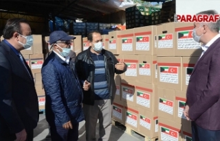 Kuşadası’nda yaşayan Kuveytlilerden bir dayanışma...