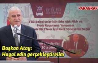 Başkan Atay: Hayal edin gerçekleştirelim