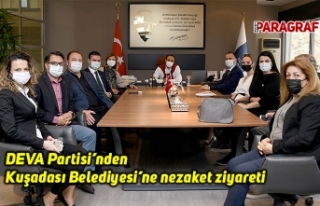 DEVA Partisi’nden Kuşadası Belediyesi’ne nezaket...