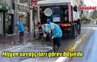 Hijyen savaşçıları görev başında