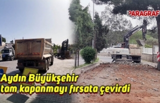 Aydın Büyükşehir tam kapanmayı fırsata çevirdi