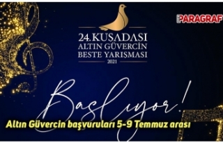 Altın Güvercin başvuruları 5-9 Temmuz arası
