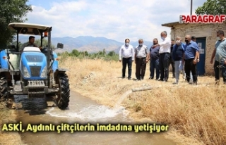 ASKİ, Aydınlı çiftçilerin imdadına yetişiyor