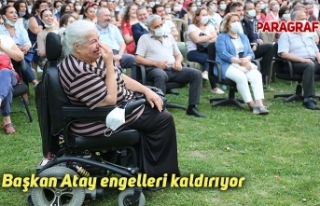 Başkan Atay engelleri kaldırıyor