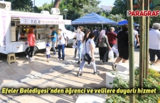 Efeler Belediyesi’nden öğrenci ve velilere duyarlı...