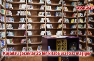 Kuşadalı çocuklar 25 bin kitaba ücretsiz ulaşıyor