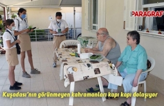 Kuşadası’nın görünmeyen kahramanları kapı...