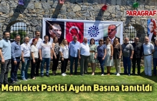Memleket Partisi Aydın Basına tanıtıldı