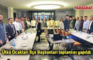 Ülkü Ocakları İlçe Başkanları toplantısı...