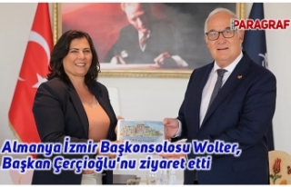 Almanya İzmir Başkonsolosu Wolter, Başkan Çerçioğlu'nu...
