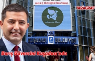 Barış Güvercini Kuşadası’nda